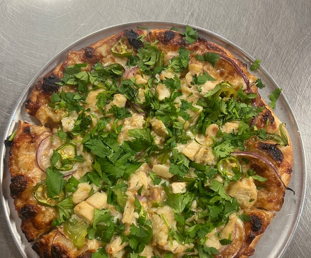Thai Chicken Pizza.