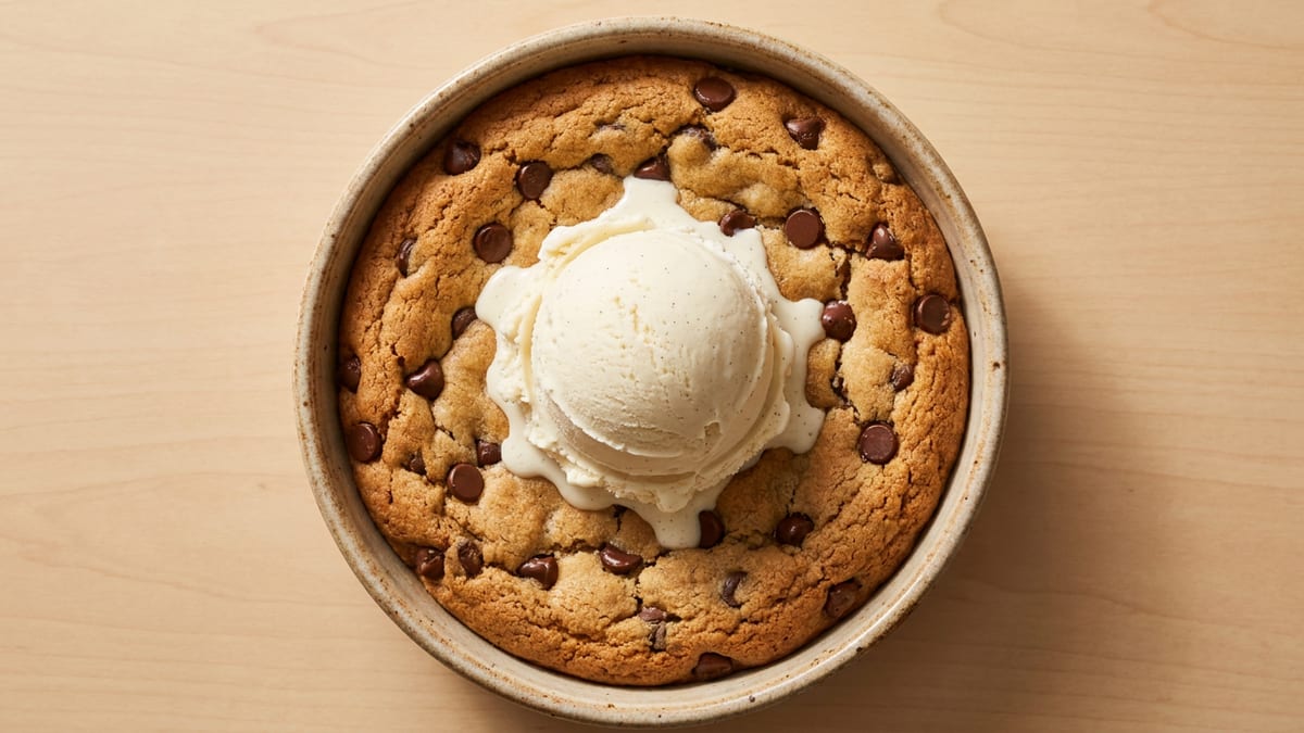 Pizookie: cookie meets gelato