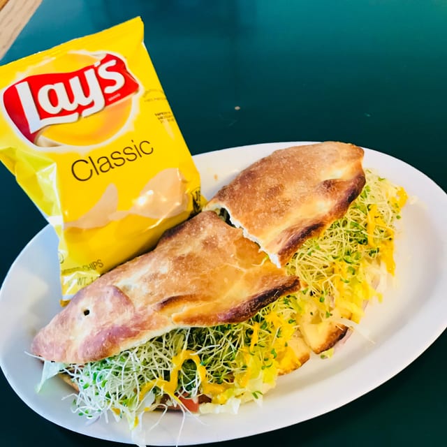 Turkey Hot Stuft Sandwich.